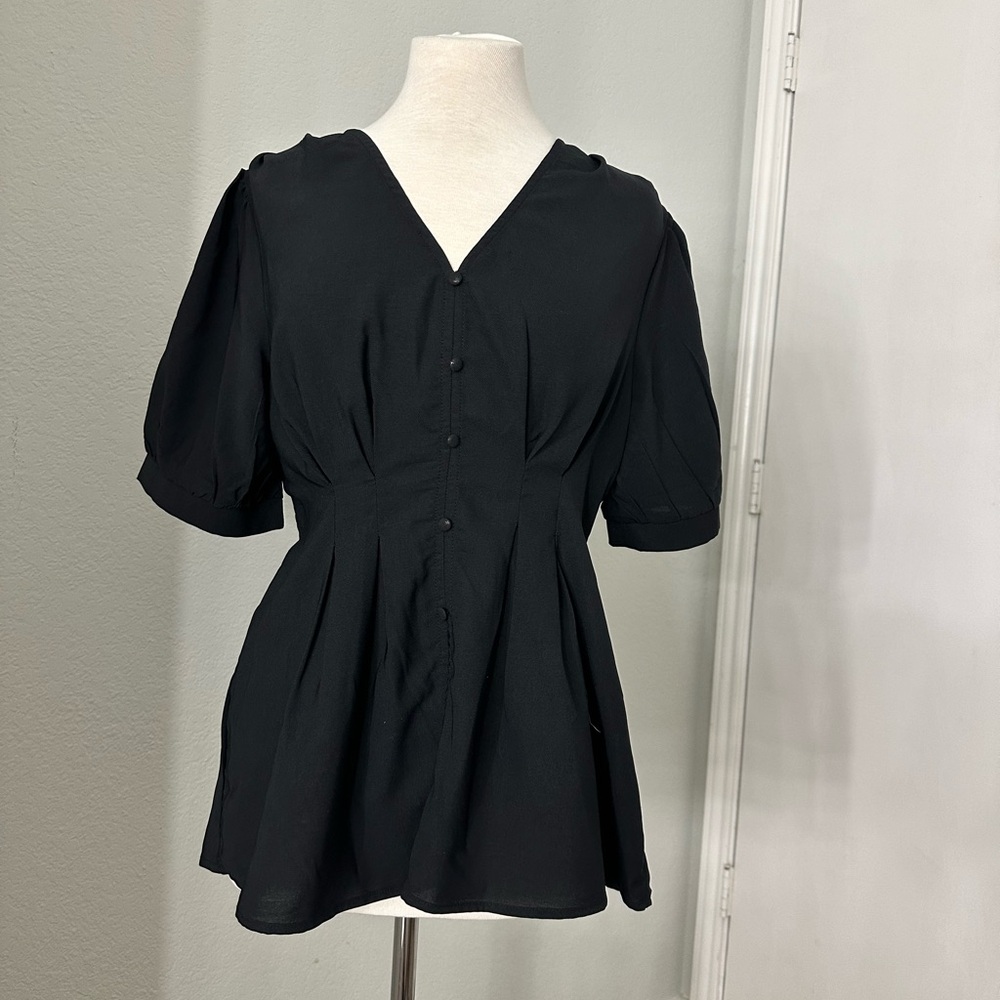 SHEIN puff sleeve blouse